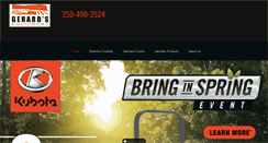 Desktop Screenshot of gerardsequipment.com